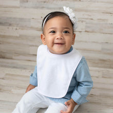 Neat Solutions White Infant Baby Bibs, 10Pk Unisex