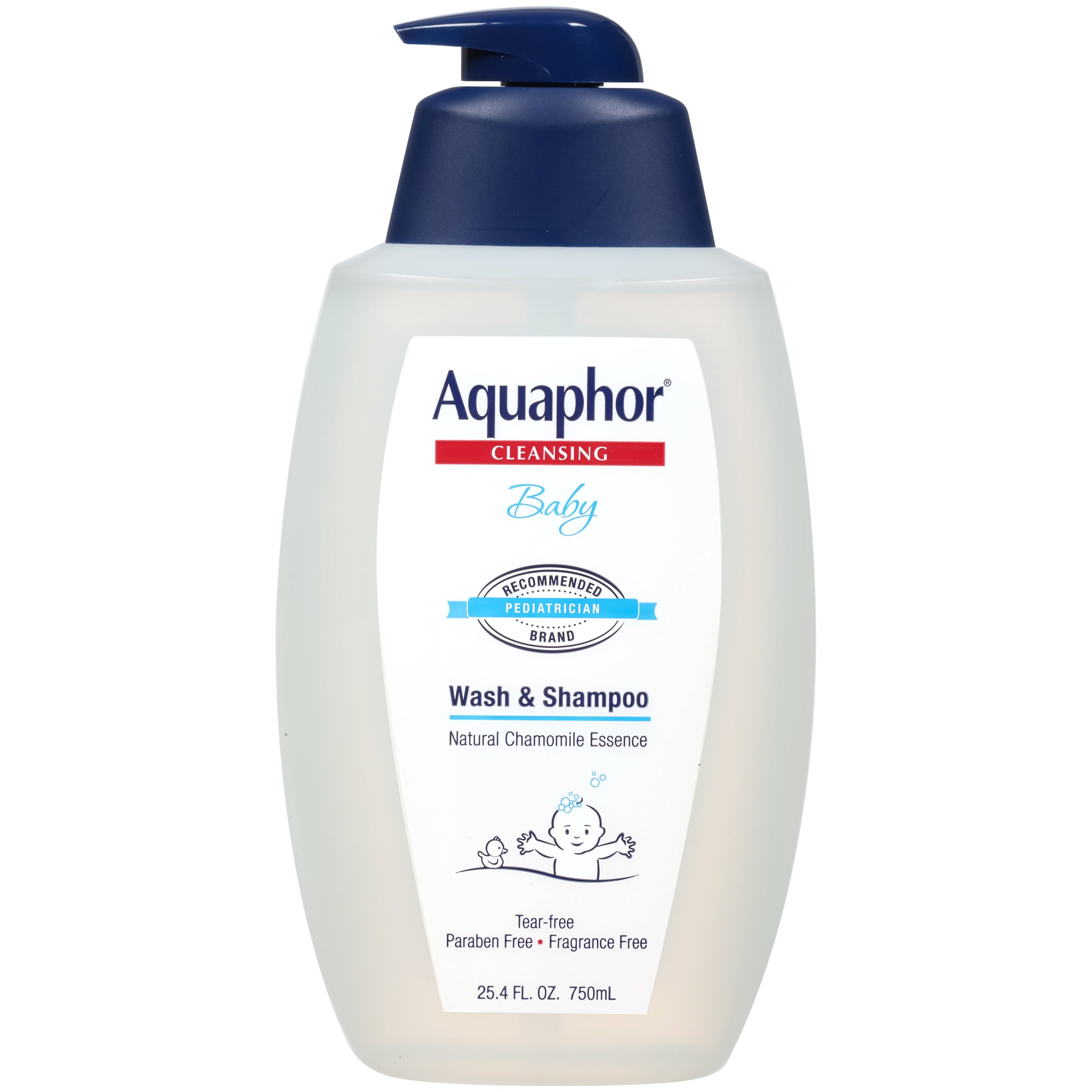 Aquaphor Baby Wash & Shampoo 25.4 fl. oz. Pump