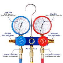 1 Set A/C Manifold Gauge Set AC Refrigeration Kits for Air R12 R22 R134a 410a R404z