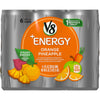 V8 +Energy Variety Pack, Healthy Energy Drink, Orange Pineapple and Peach Mango, 8 Ounce Can (4 Packs of 6, Total of 24)