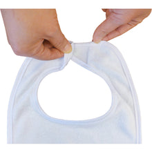 Neat Solutions White Infant Baby Bibs, 10Pk Unisex