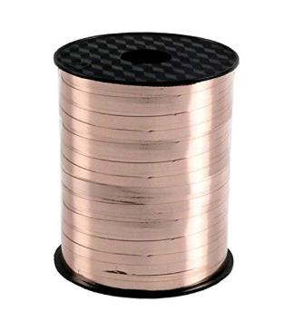 Rose Gold Metallic Curling Ribbon
