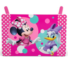 Disney Minnie Mouse 4-Piece Playroom Set by Delta Children – Includes Table and 2 Chair Set and 3-Shelf Playhouse Bookcase