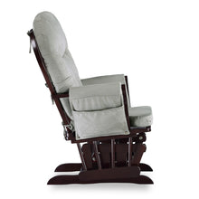 Baby Relax Huntington Glider Rocker and Ottoman, Gray and Espresso