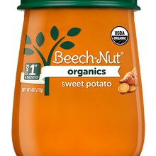 (10 Pack) Beech-Nut Organics Stage 1, Sweet Potato Baby Food, 4 oz Jar