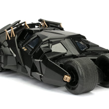 DC Comics Jada Toys, '08 The Dark Knight Batmobile, 1:24 Scale Hollywood Rides Diecast Car Play Vehicle