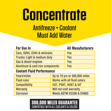 Prestone All Vehicles - 10yr/300k mi- Antifreeze+Coolant (1 Gal - Concentrate)