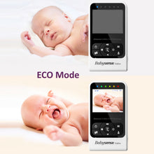 Compact Video Baby Monitor with Camera and Audio, Long Range, Room Temperature, Infrared Night Vision, Two Way Talk Back, Lullabies and High Capacity Battery, Model V24R