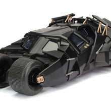 DC Comics Jada Toys, '08 The Dark Knight Batmobile, 1:24 Scale Hollywood Rides Diecast Car Play Vehicle