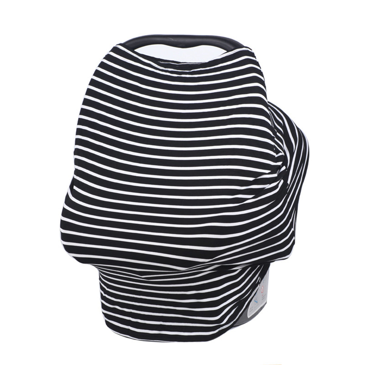 Kadell Baby Canopy Cover for Car Seat, Multi Use, Black and White Stripes