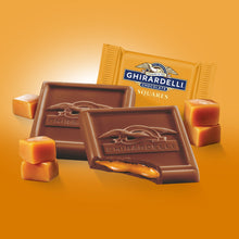 GHIRARDELLI Milk Chocolate Squares with Caramel Filling, 9.04 OZ Bag