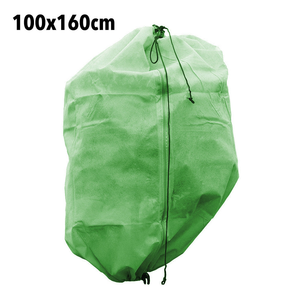 Winter protection zippered frost-proof cover for plant and palm tree garden fleece breathable / rose, container plant winter / antifreeze plant / zipper and rope