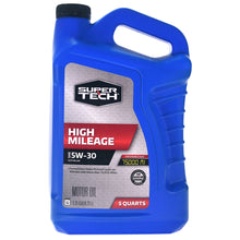 Super Tech High Mileage SAE 5W-30 Motor Oil, 5 Quarts