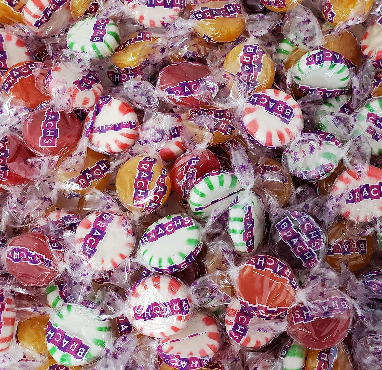 Brach's Party Time Mix, Assorted Flavored Hard Candy, Individually Wrapped, Bulk Pack, 2 Lbs