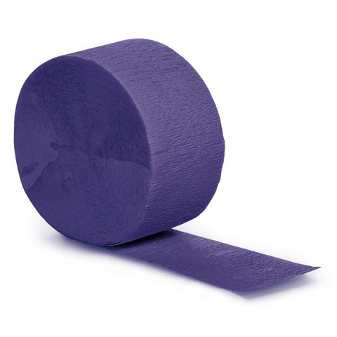 Creative Converting Purple Crepe Streamers 81'
