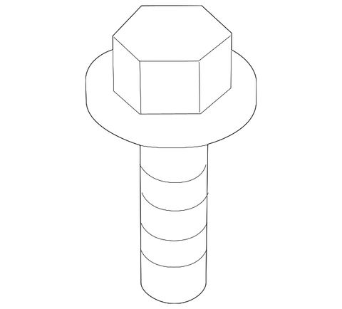 Genuine Toyota Hinge Bolt 90105-A0068