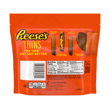 REESE'S, THiNS, Milk Chocolate Peanut Butter Cups Candy, Valentine's Day Candy, 7.37 Oz., Share Bag