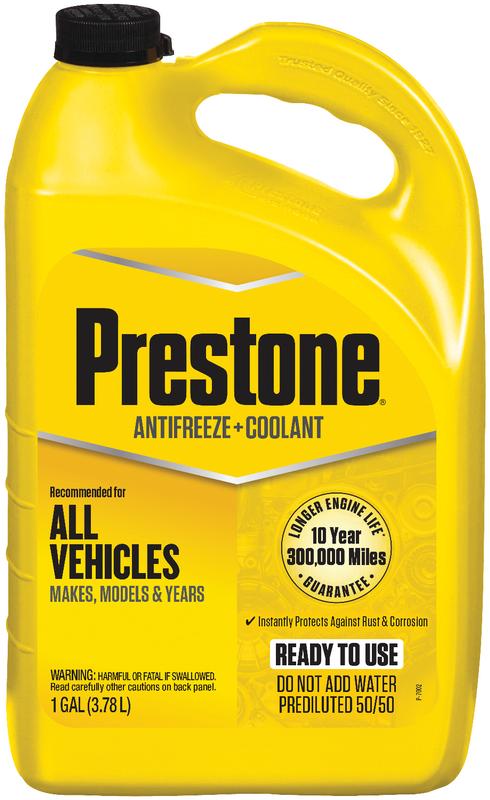 Prestone All Vehicles - 10yr/300k mi - Antifreeze+Coolant (1 Gal - Ready to Use)