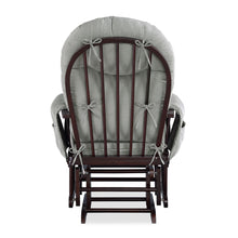 Baby Relax Huntington Glider Rocker and Ottoman, Gray and Espresso