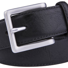 Genuine Leather Dress Belts For Men - Mens Belt For Suits, Jeans, Uniform With Single Prong Buckle - Designed in the USA