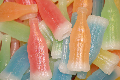 BAYSIDE CANDY WAX BOTTLES NIK-L-NIPS, 1LB