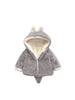 PatPat Baby / Toddler Girl Adorable Ear Decor Solid Hooded Coat