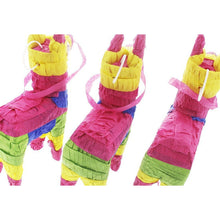 3-Pack Mini Rainbow Donkey Pinatas for Birthday Party, Cinco De Mayo, Fiestas, Events and Celebrations, Mexican Party Centerpieces & Decorations, 5 x 7.5 x 2 inches
