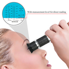 Portable Handheld ATC Antifreeze Refractometer Freezing Point Meterfor Glycol Antifreeze Coolant and Battery Acid
