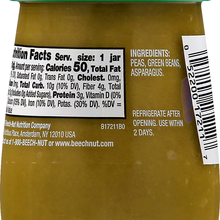 (10 Pack) Beech-Nut Naturals Stage 2, Peas Green Beans & Asparagus Baby Food, 4 oz Jar