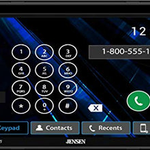 Jensen CDR6221 6.2 inch LED CD/DVD Touch Screen Double Din Car Stereo | Push to Talk Assistant | Backup Camera Input | Bluetooth | USB Fast Charging | microSD