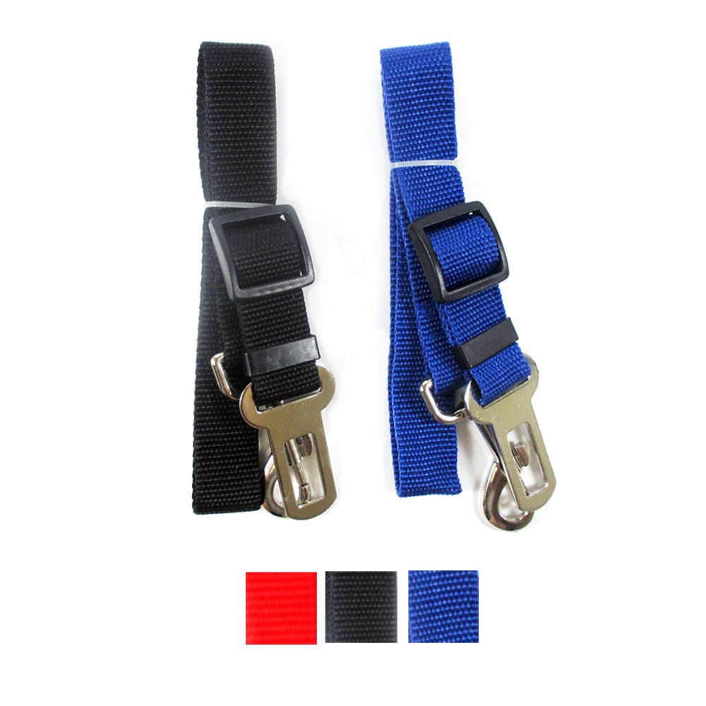 2 Pack Cat Dog Pet Safety Seatbelt for Car Seat Belt Adjustable Harness Lead