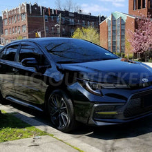 For 2019-2021 COROLLA SMOKE Head light Overlays Tint Precut Vinyl Front Smoked