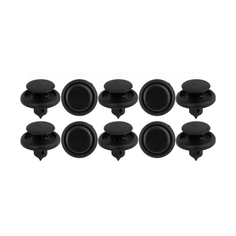 10Pcs 7mm Hole Bumper Hood Fender Splash Guard Retainer Clips Fasteners Plastic