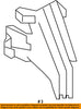 TOYOTA OEM 14-18 Corolla-Fender Guide Right 5315302020