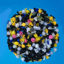 200pcs Auto Car Plastic Rivet Fasteners Push Pin Bumper Fender Panel Clips +Tool