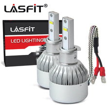 LASFIT 60W LED Headlight Bulbs High/Low Beam/Fog Light H11 9005 9006 9012 H7 H4