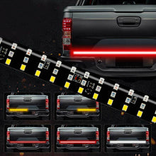 60" 3-Row 432 LED Truck Tailgate Light Bar Strip Reverse Brake Signal Tail Lamp