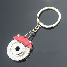 3D 4PCS Car Universal Disc Brake Caliper Covers Front & Rear Kit w/Keyring Red