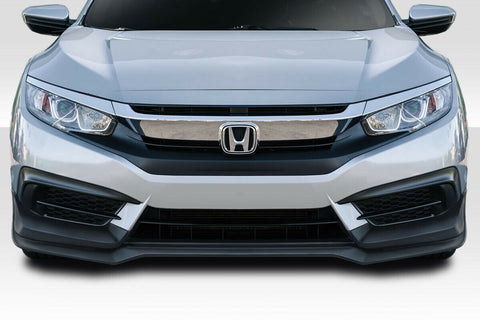 Duraflex Type M Front Lip Under Spoiler - 1 Piece for 2016-2020 Civic 2DR 4DR