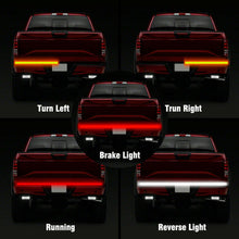 60" 3-Row 432 LED Truck Tailgate Light Bar Strip Reverse Brake Signal Tail Lamp