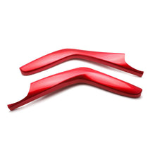 ABS Red Interior Gear Shift Panel Stripe Cover Trims Fit For Honda Civic 2016-20
