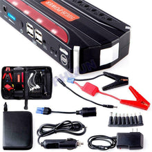 Portable 68800mAh Car Emergency Jumper Starter Battery Power Bank 4 USB Charger