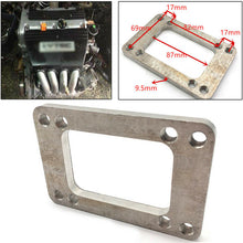 8 Holes Turbo Manifold Flange Stainless Steel adapter T6 to T4 Undivided Exhaust