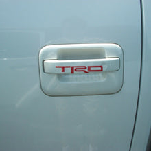 "TRD" Decals (4) Door Handle FITS: Toyota Tacoma Tundra FJ Cruiser