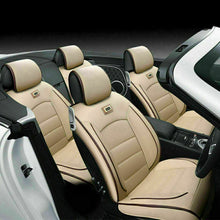 US 5-Sit Car Seat Covers 5-Seats PU Leather Surround Protector Cushions Full Set