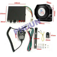 400W 8 Sound Car Warning Alarm Siren Horn Loud Speaker Microphone System US SHIP
