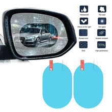2x Car Rear View Mirror Waterproof Mist Anti-Fog Rainproof Glass Protective Film