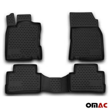 Floor Mats Liner 3D Molded Black 4 Pcs. For Nissan Rogue Sport 2017-2020
