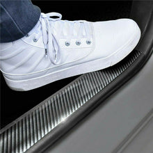 3D Accessories Carbon Fiber Car Interior Wrap Stickers Door Sill Anti Scratch
