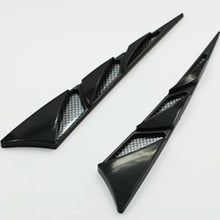 2Pc Universal Car Decor Air Flow Intake Scoop Bonnet Simulation Vent Cover Hood
